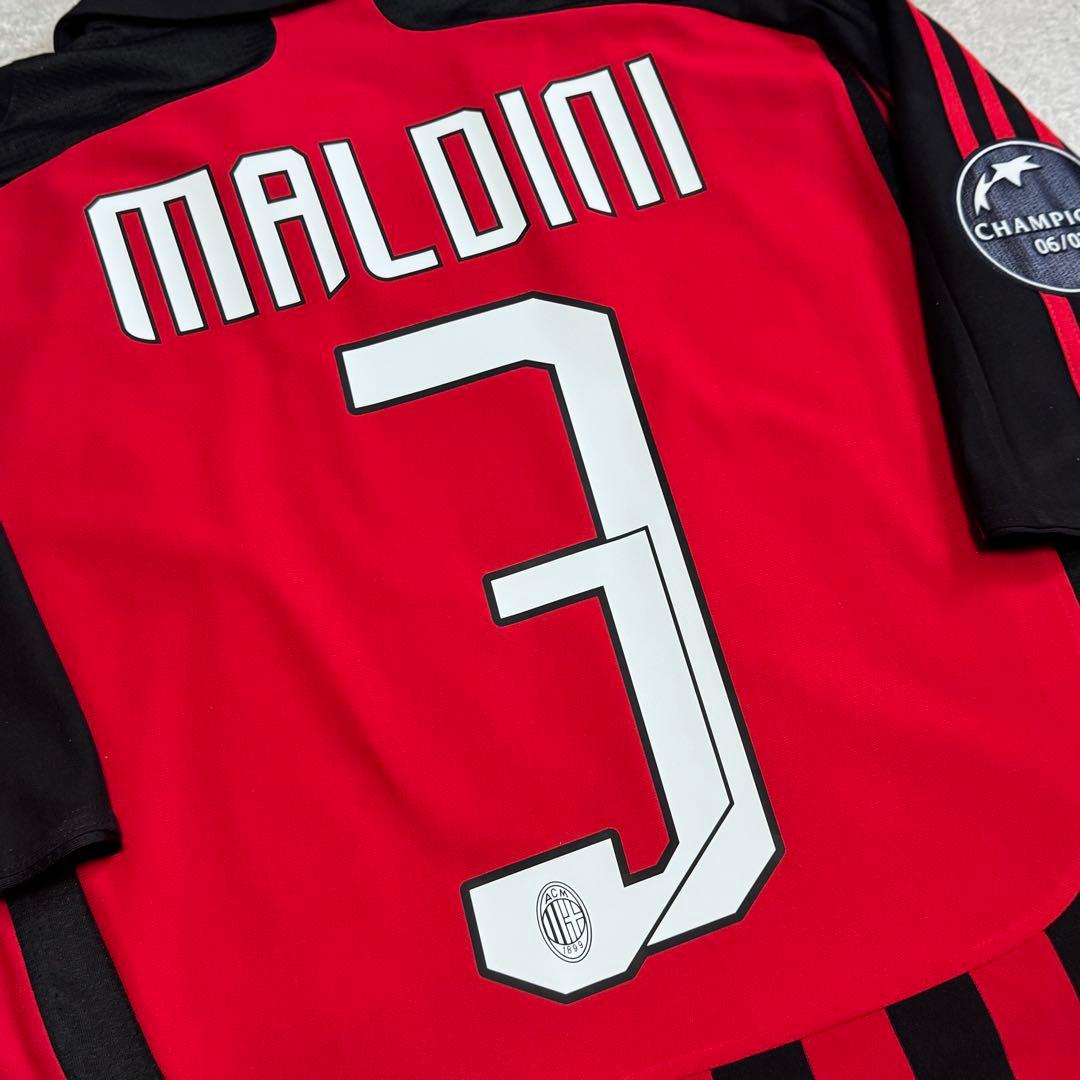 ACミラン 07/08 #3 マルディーニ ユニフォーム CL - メルカリ