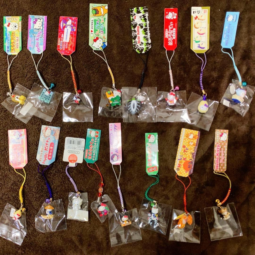 ご当地キティ　359個　ロリータ/イチゴ系/コラボ/非売品　レア　根付　セット