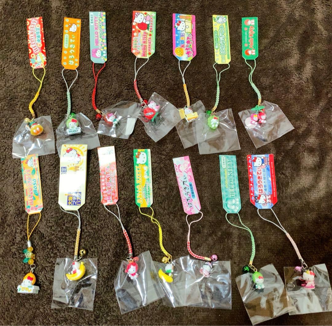 ご当地キティ　359個　ロリータ/イチゴ系/コラボ/非売品　レア　根付　セット