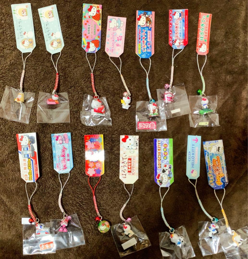 ご当地キティ　359個　ロリータ/イチゴ系/コラボ/非売品　レア　根付　セット