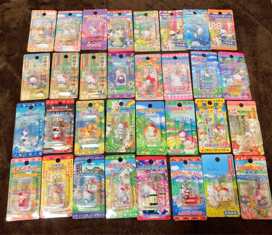ご当地キティ　359個　ロリータ/イチゴ系/コラボ/非売品　レア　根付　セット