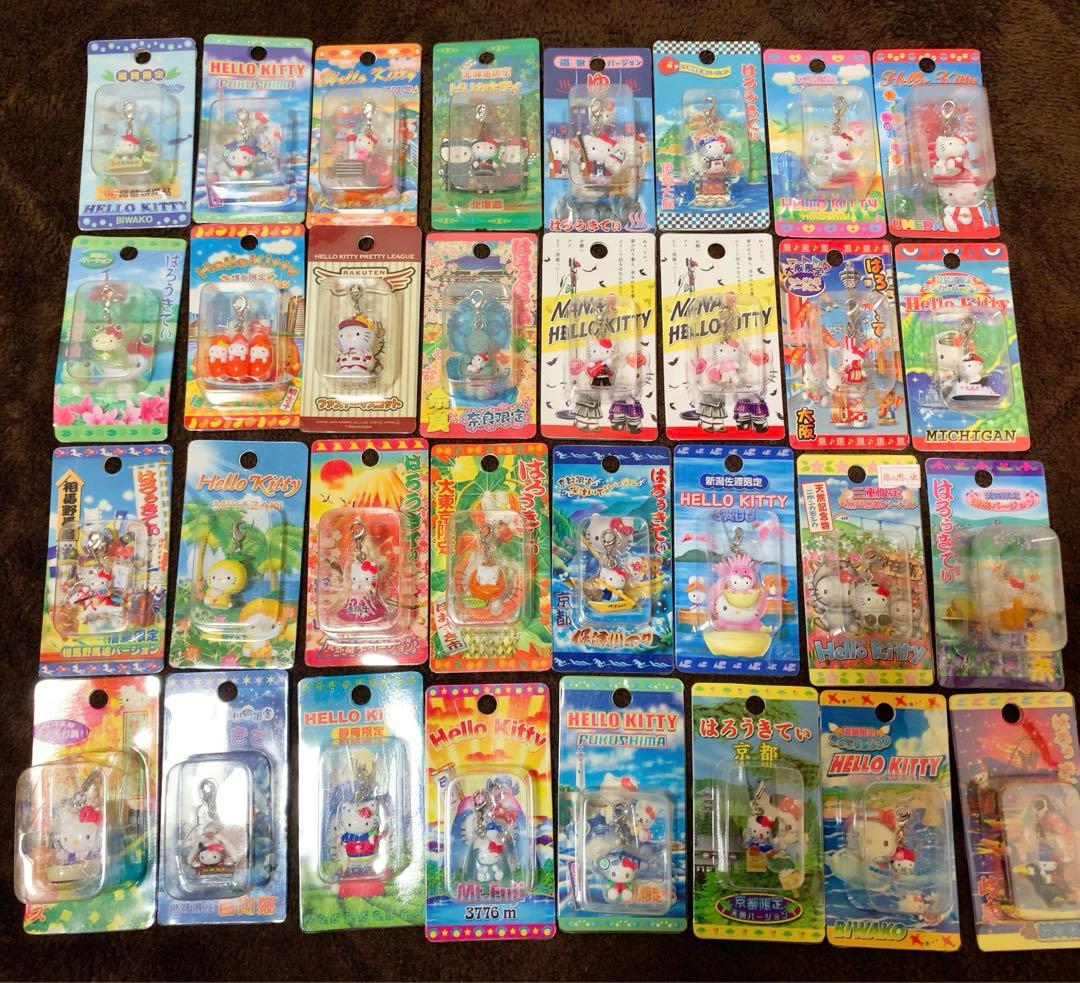 ご当地キティ　359個　ロリータ/イチゴ系/コラボ/非売品　レア　根付　セット