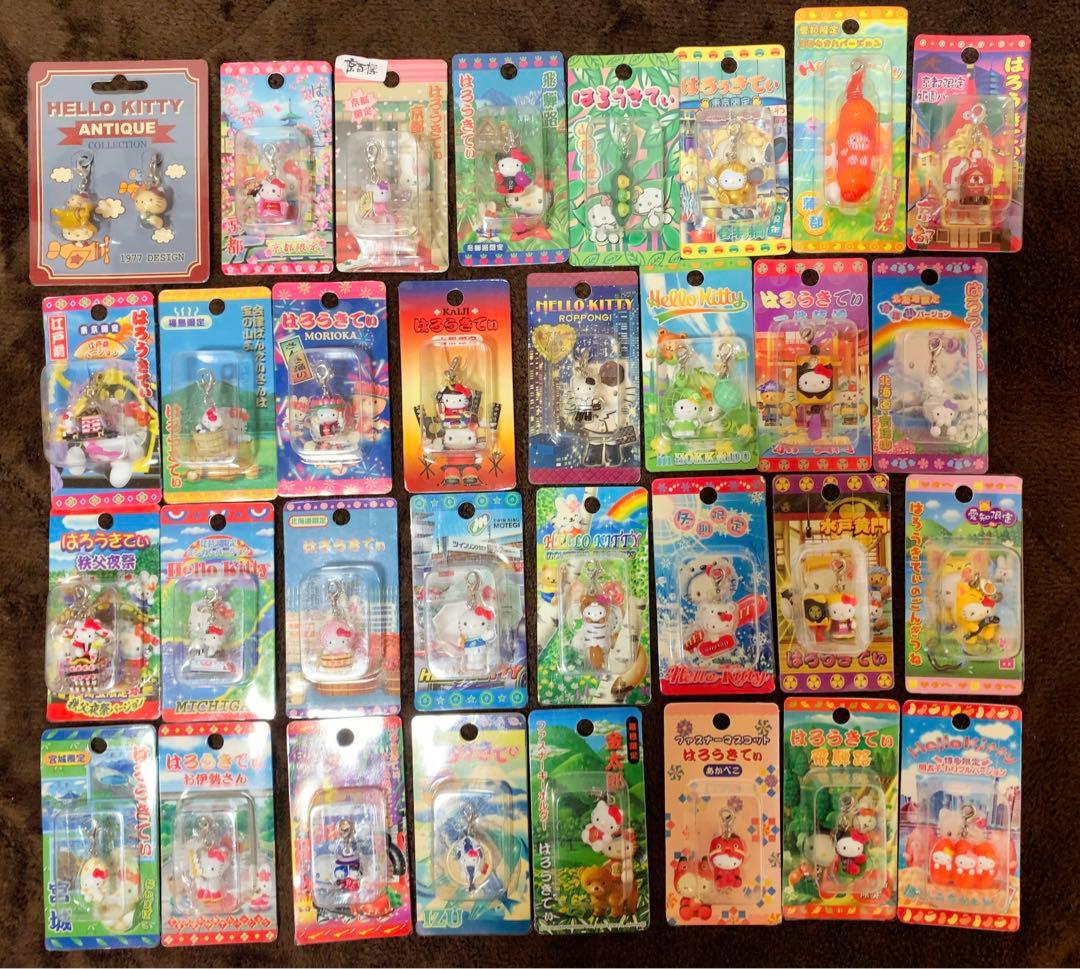 ご当地キティ　359個　ロリータ/イチゴ系/コラボ/非売品　レア　根付　セット