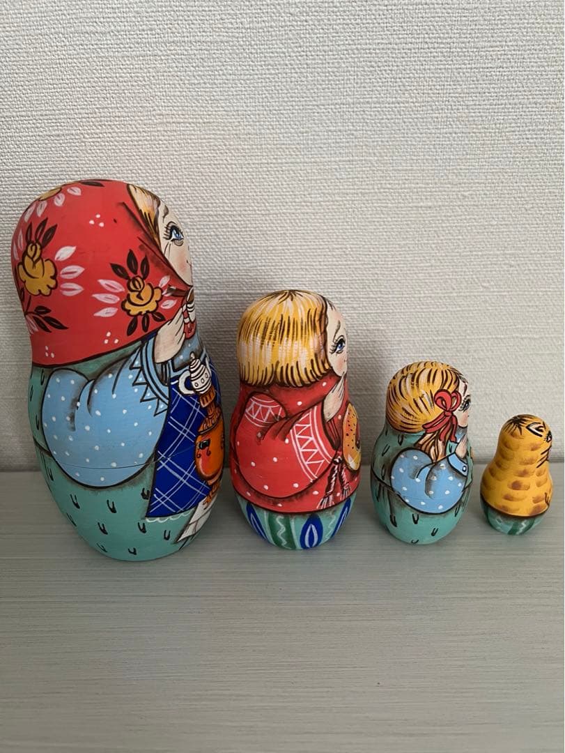 マトリョーシカ 少女 猫 スイーツ