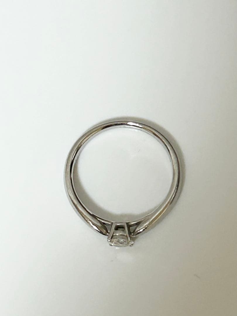 ティファニーハーモニーリング Pt950 0.22ct VS-1