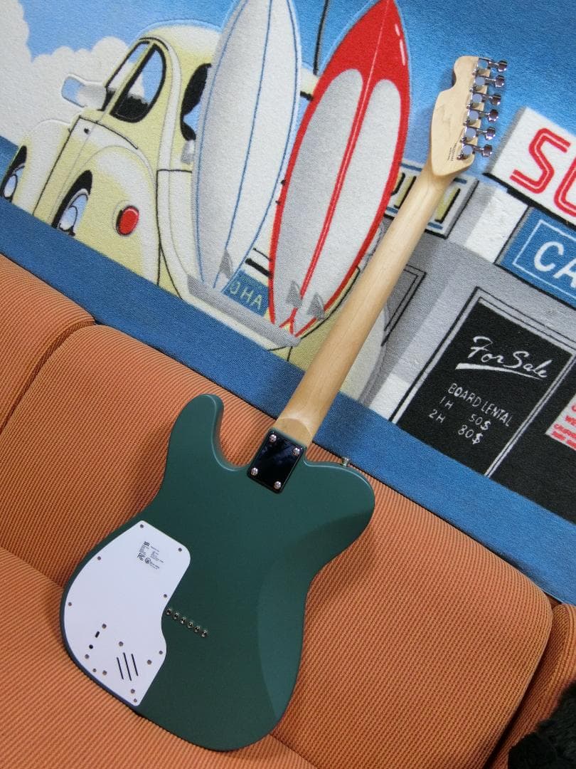 スマートギター☆PEOZ エレキギター オリーブグリーン