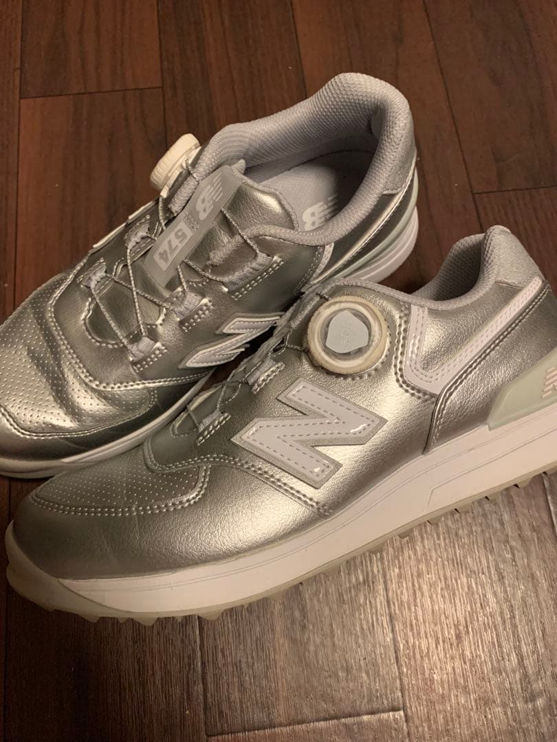 ニューバランス ゴルフシューズ スパイクレス シルバー 23.5〜24cm New Balance Golf（ニューバランスゴルフ） ニューバランス ゴルフ