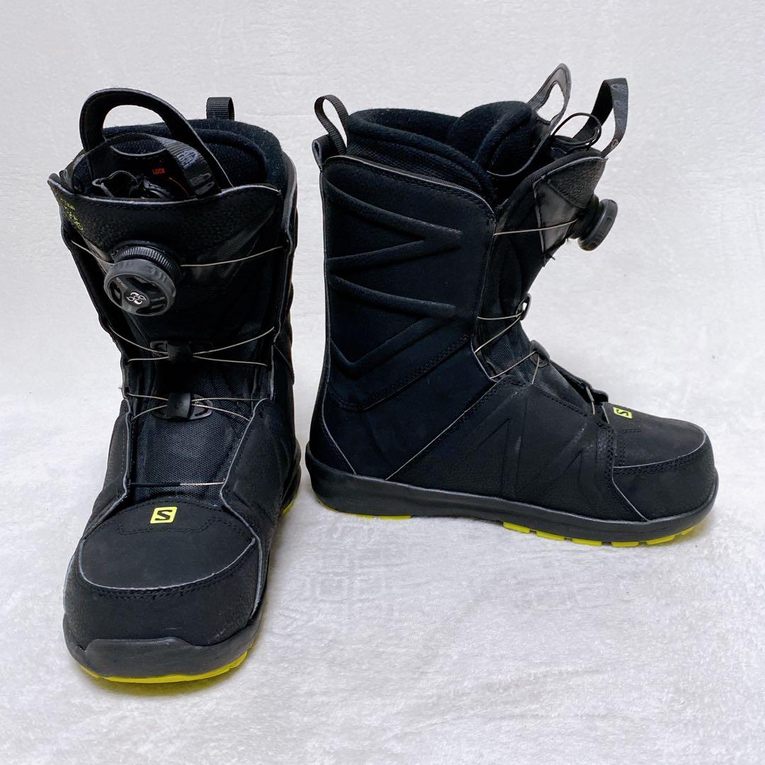 美品　サロモン　FACTION BOA　スノーボードブーツ　25.5cm　黒