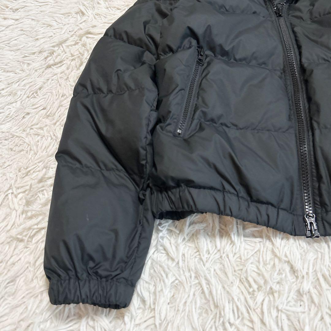 X-girl エックスガール ダウンジャケット ブラック 黒 フード付き 1