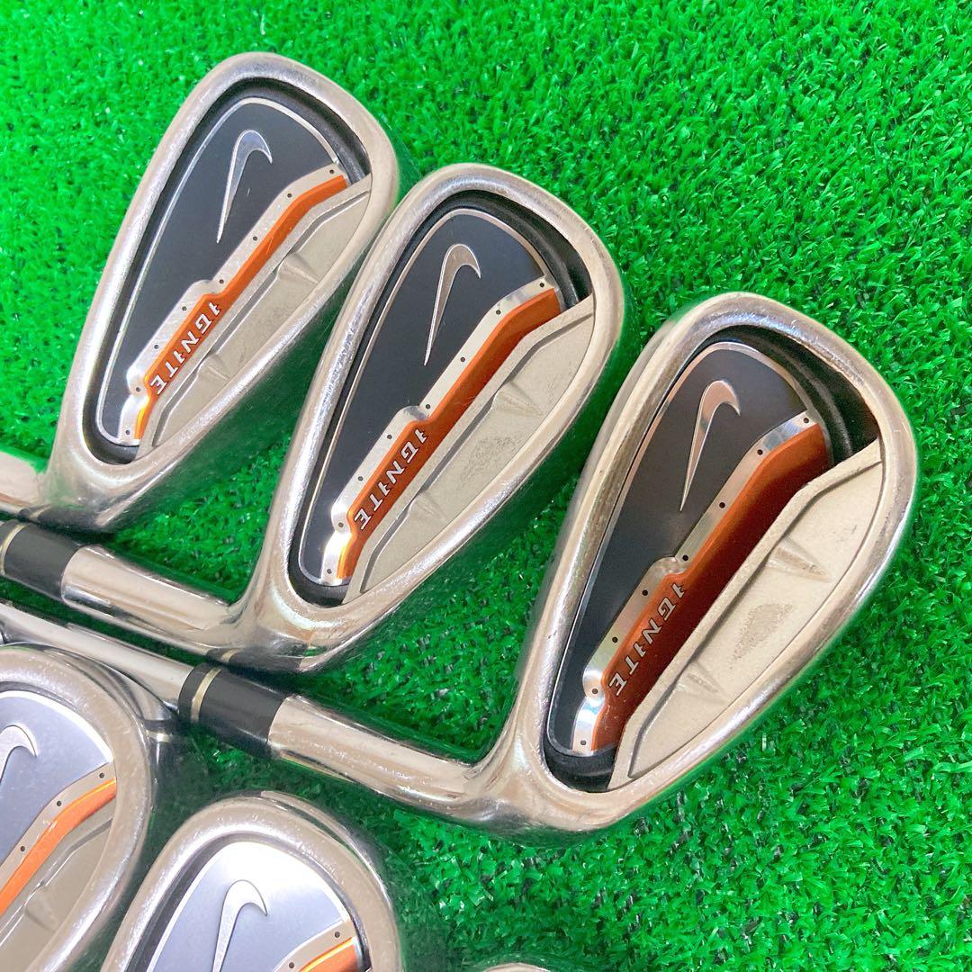 美品 ナイキ イグナイト アイアンセット 7本 ユニフレックス IGNITE