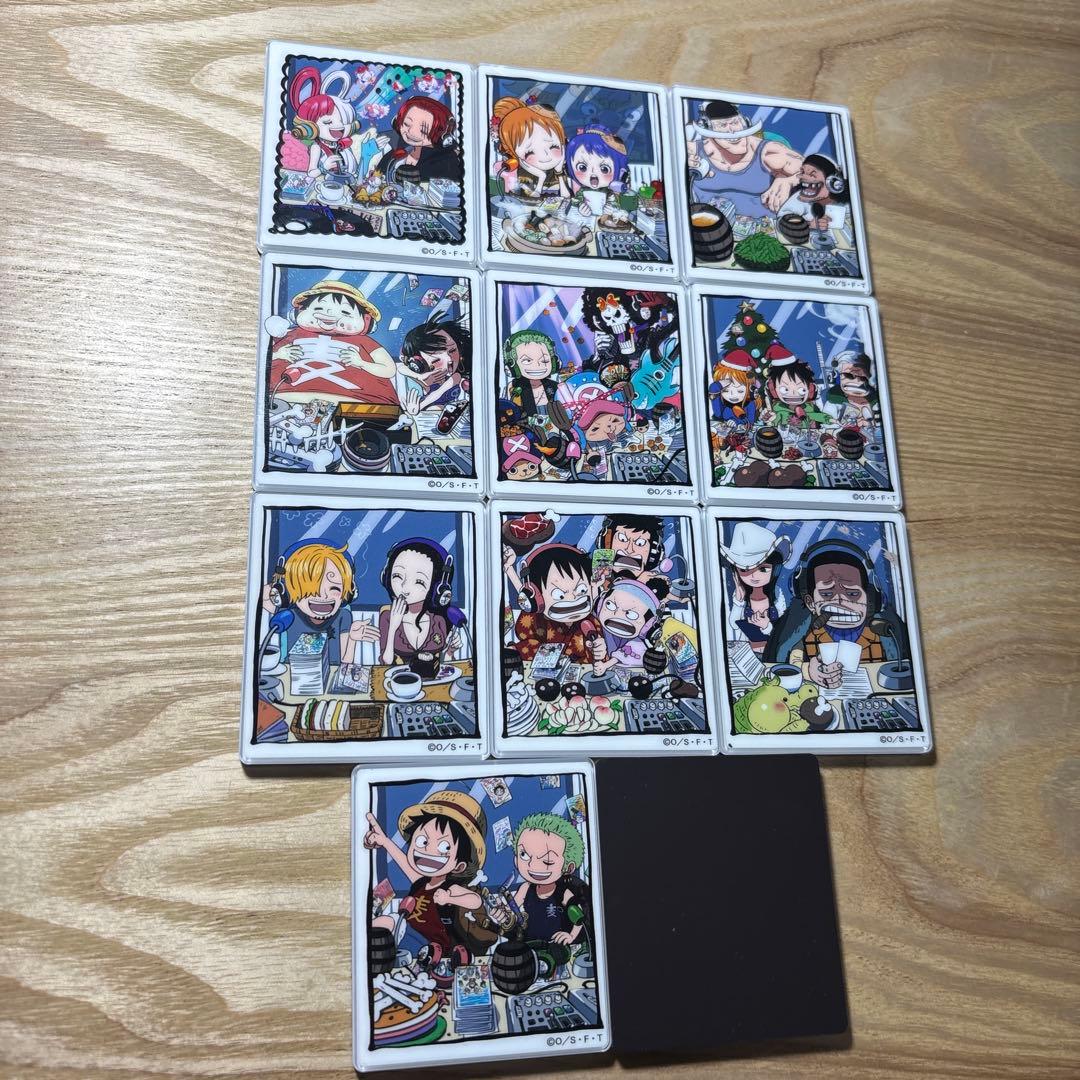 ワンピース麦わらスペーストレーディングアクリルマグネット10種➕おまけ