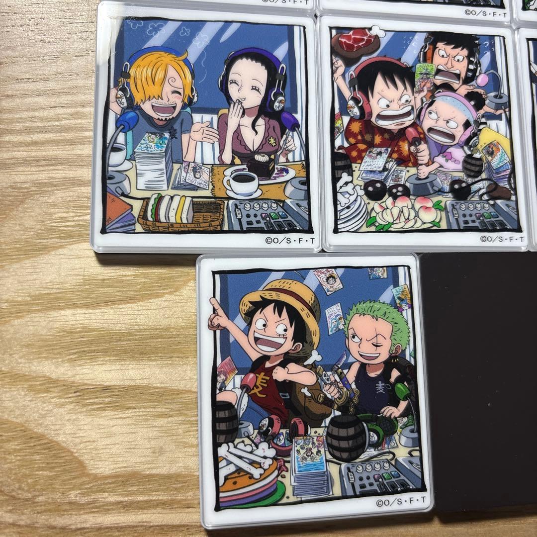 ワンピース麦わらスペーストレーディングアクリルマグネット10種➕おまけ