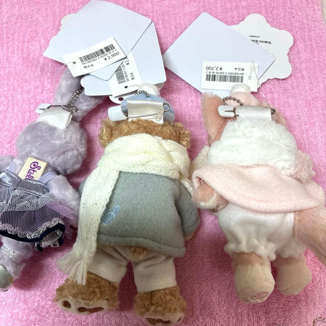 ♡ダッフィー♡ステラルー♡リーナベル♡♡ダンシングスノーフレークス♡タグ三枚♡