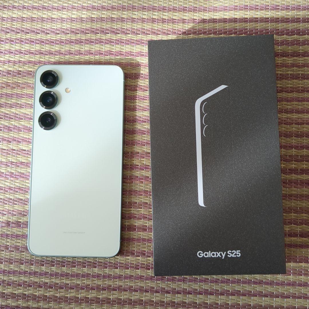 【ほぼ新品】Samsung Galaxy S25 256GB ミント 国内版 Samsung Galaxy S25 5G 256GB AI SIM Free Mobile Phone - Mint