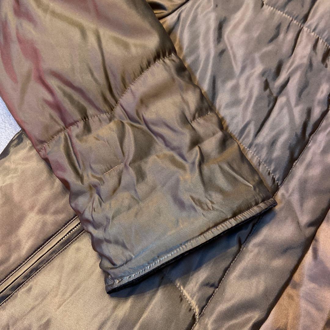 希少 バーバリーズ ベルベット ダウンコート 中綿 玉虫色 光沢 - メルカリ