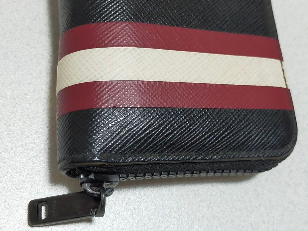 BALLY コインケース 希少赤白ライン 小銭入れ メンズ 箱あり - メルカリ