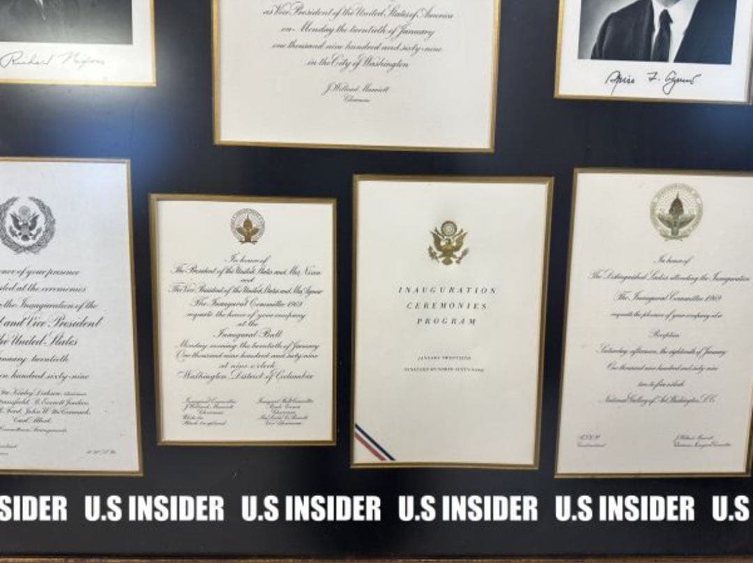 1969年 リチャード・ニクソン大統領、スピロ・アグニュー副大統領 就任