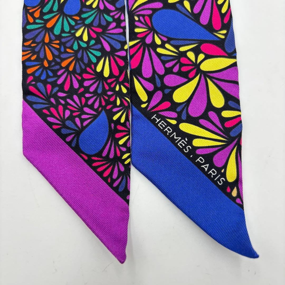 未使用品】エルメス ツイリー シルク スカーフ 『メキシコの花』箱