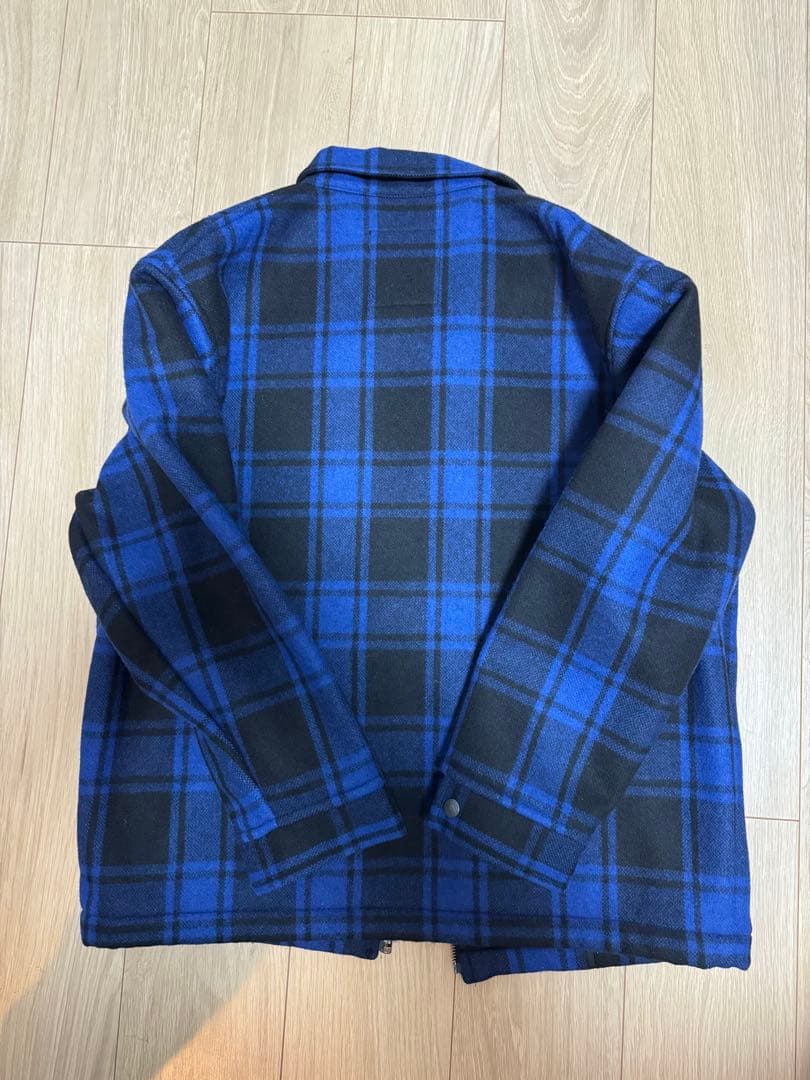 Hysteric Glamour 青黒チェック Lサイズジャケット - メルカリ