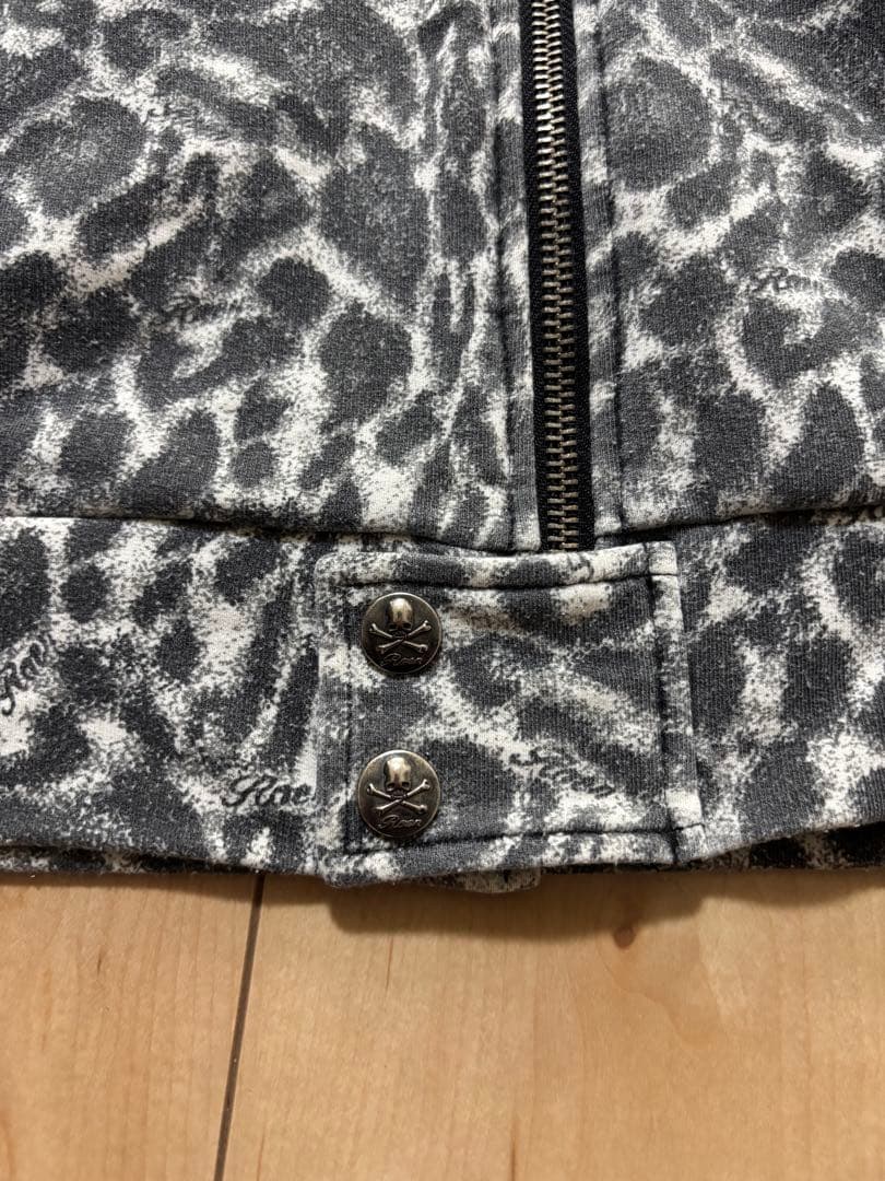Roen ヒョウ柄 レオパード ジップパーカー 平成 お兄系 archive - メルカリ
