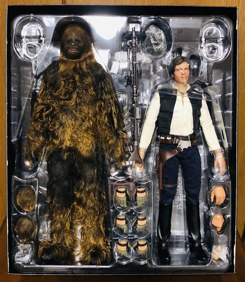 ホットトイズ　スターウォーズ　ハンソロ　チューバッカ　フィギュア