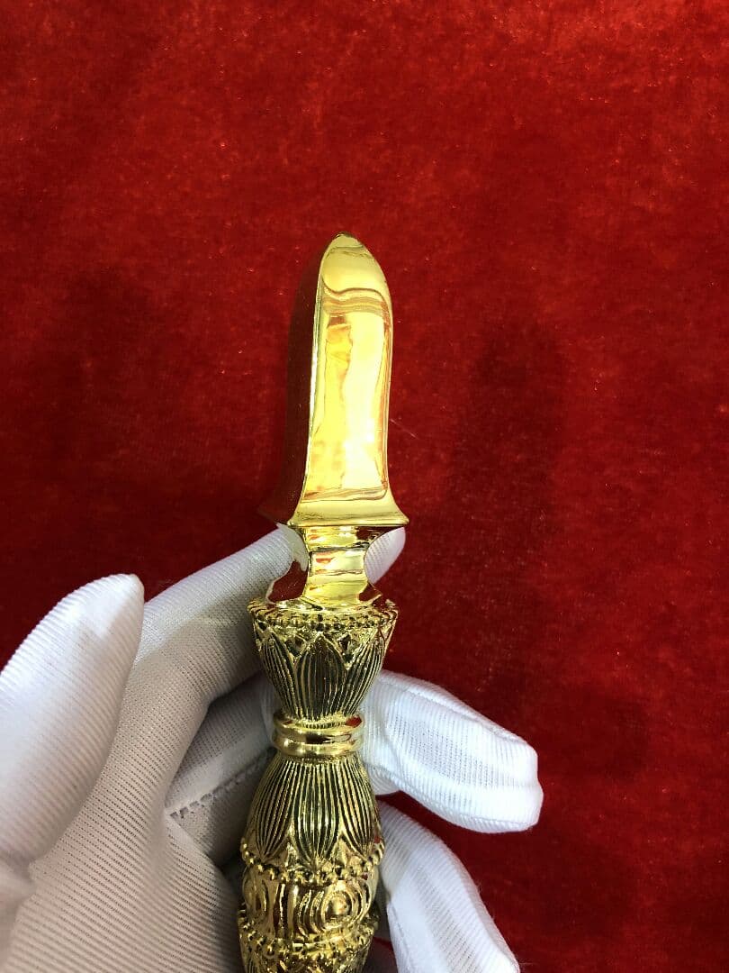 【修縁堂】チベット密教法器 独鈷杵 金剛杵 仏教美術 vajra 16.5cm