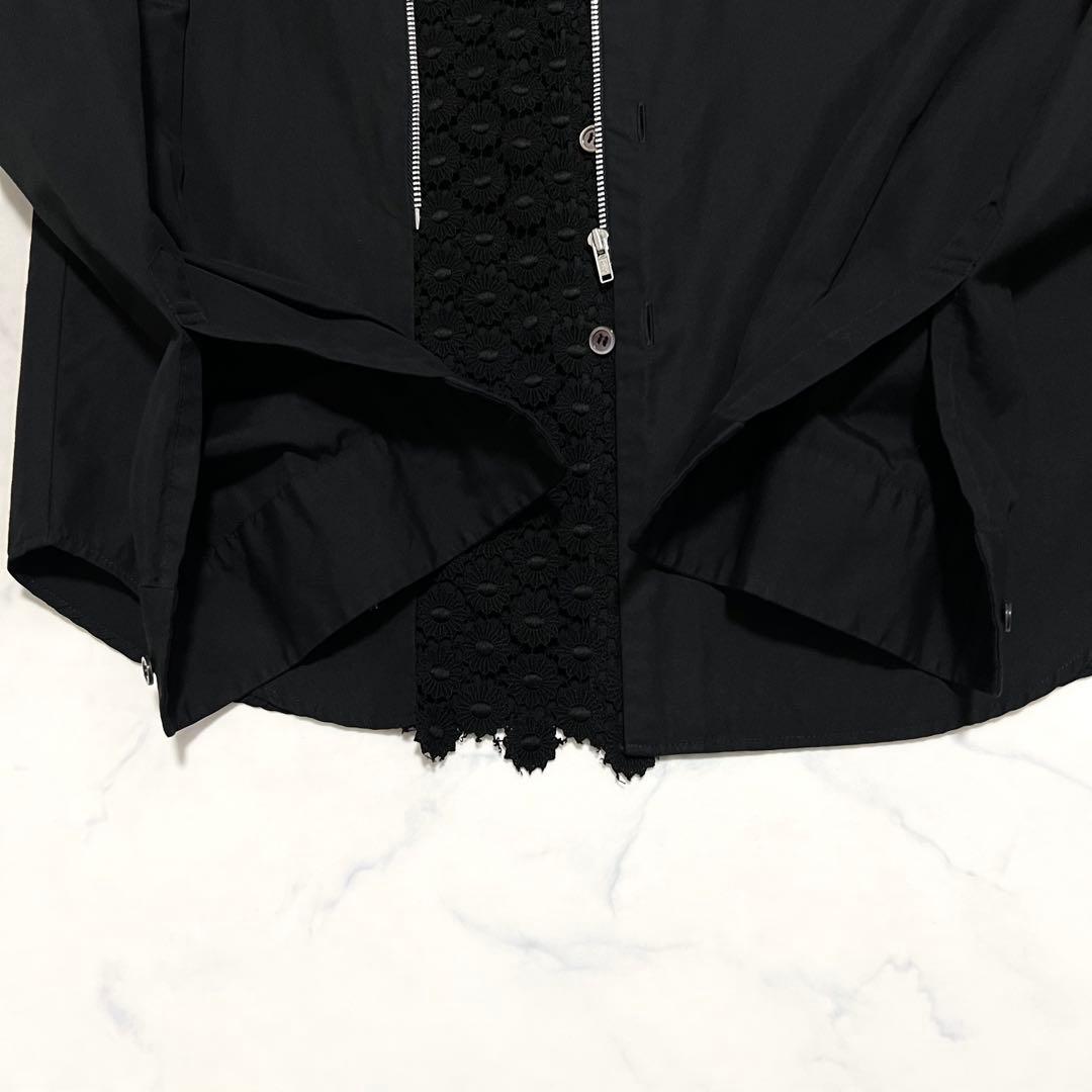 美品 tricot COMME des GARCONS '99 シャツ 黒 変形 - メルカリ