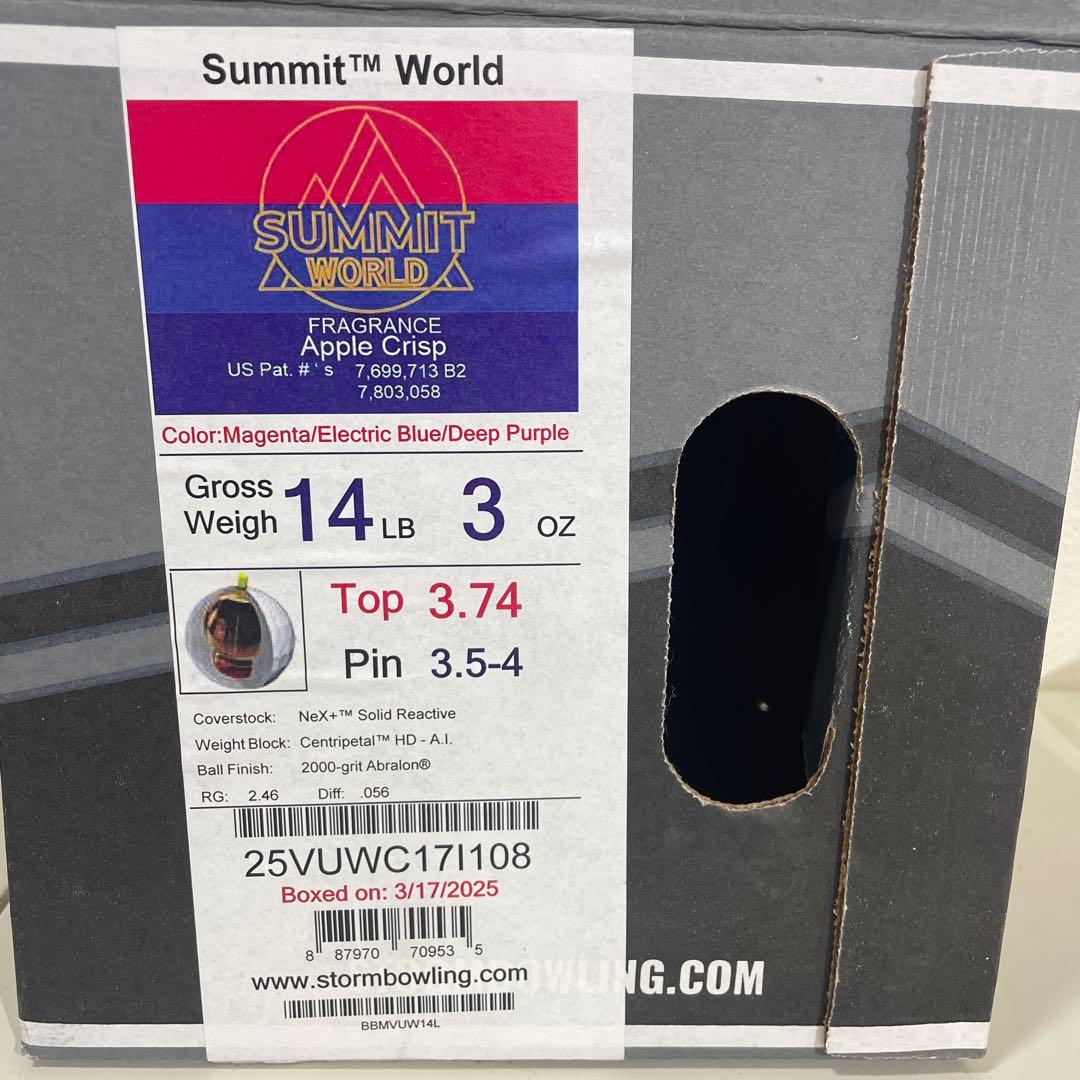 中古美品】SUMMIT WORLD ストーム 14ポンド - メルカリ