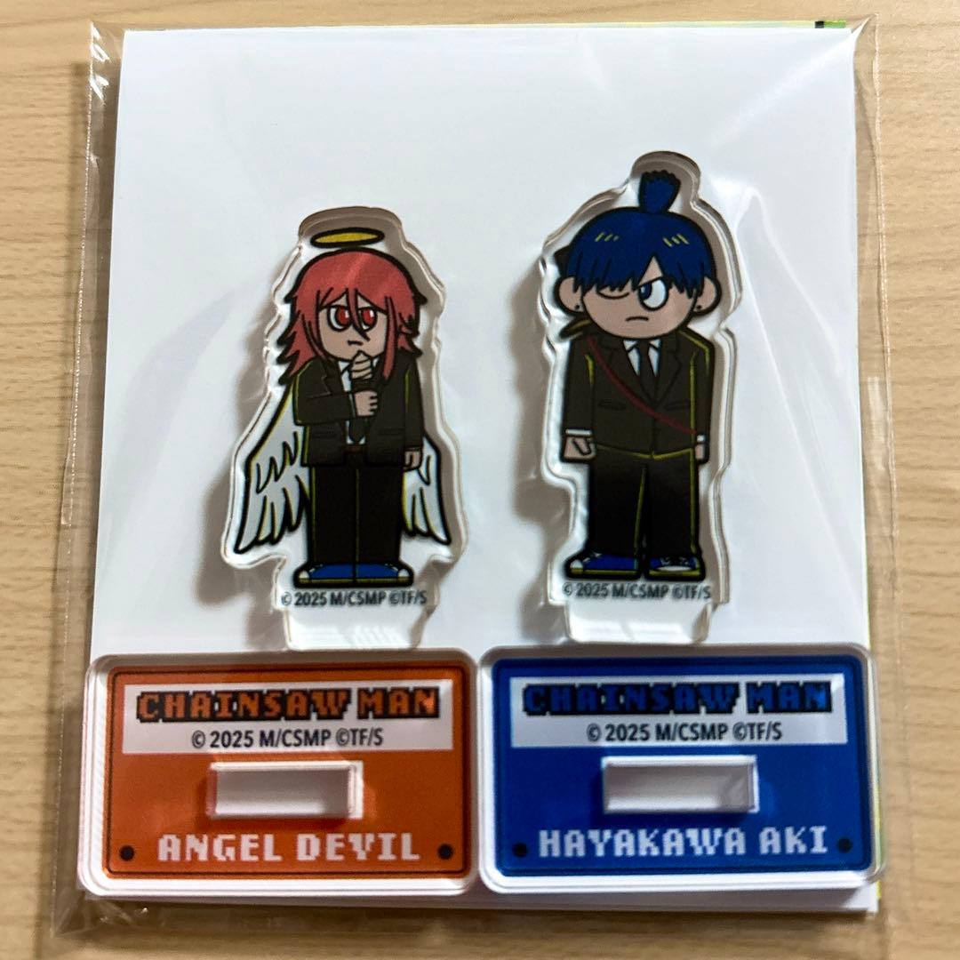チェンソーマン プラザ レトロGAME アクリルスタンド 天使の悪魔 早川