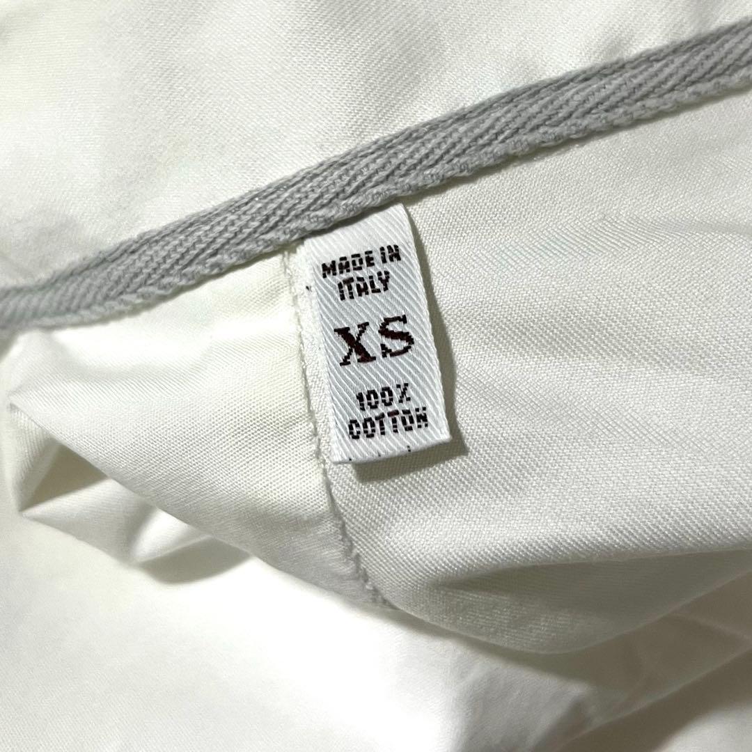 ブルネロクチネリ ボタンダウンシャツ 長袖 白 ホワイト SLIM FIT