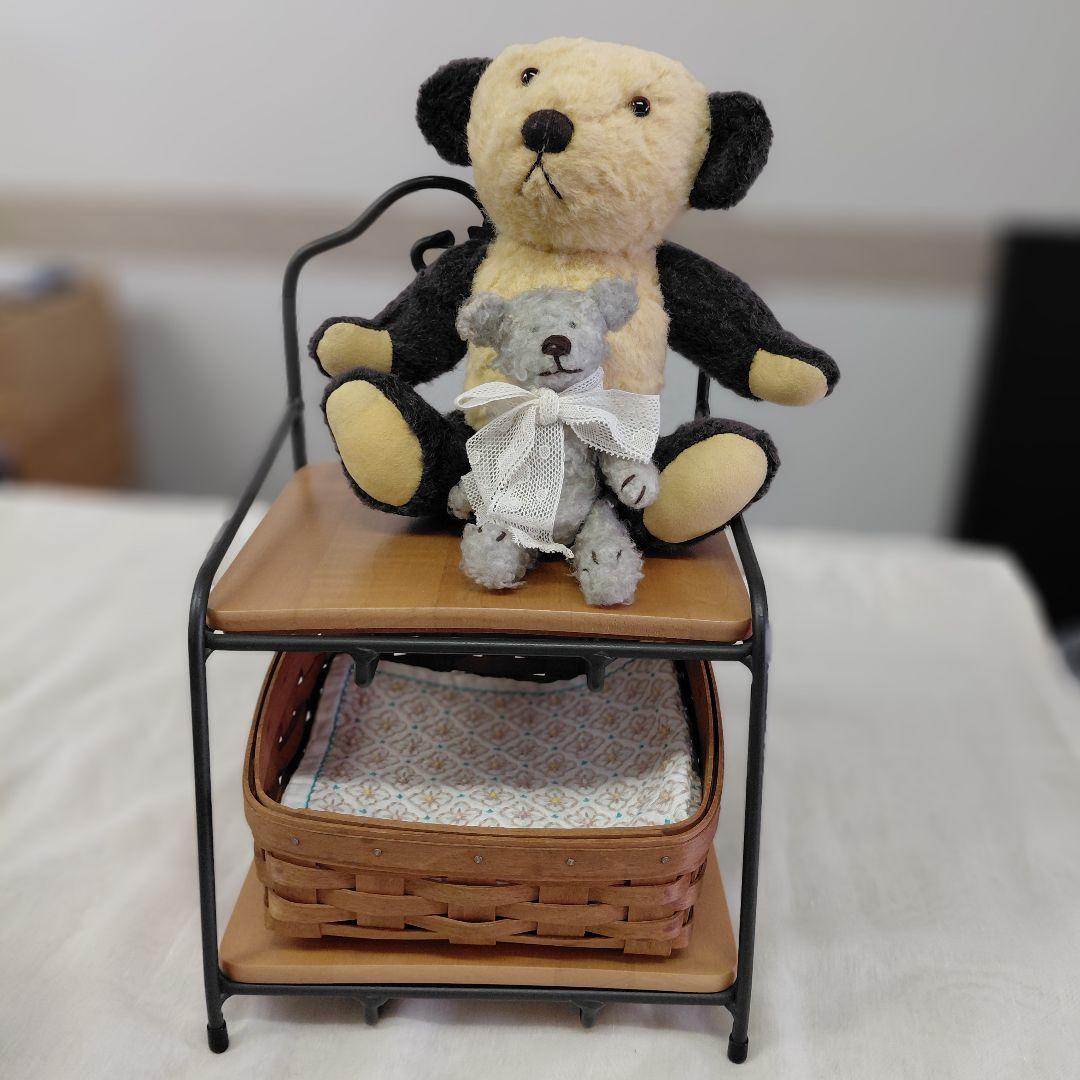 ロンガバーガー アイアンラック バスケット付き インテリア