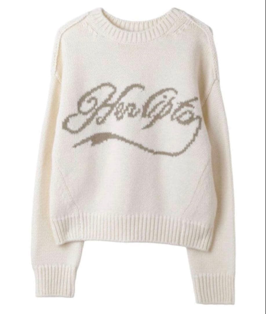 Herlipto Loved one Logo Jacquard Knit - メルカリ