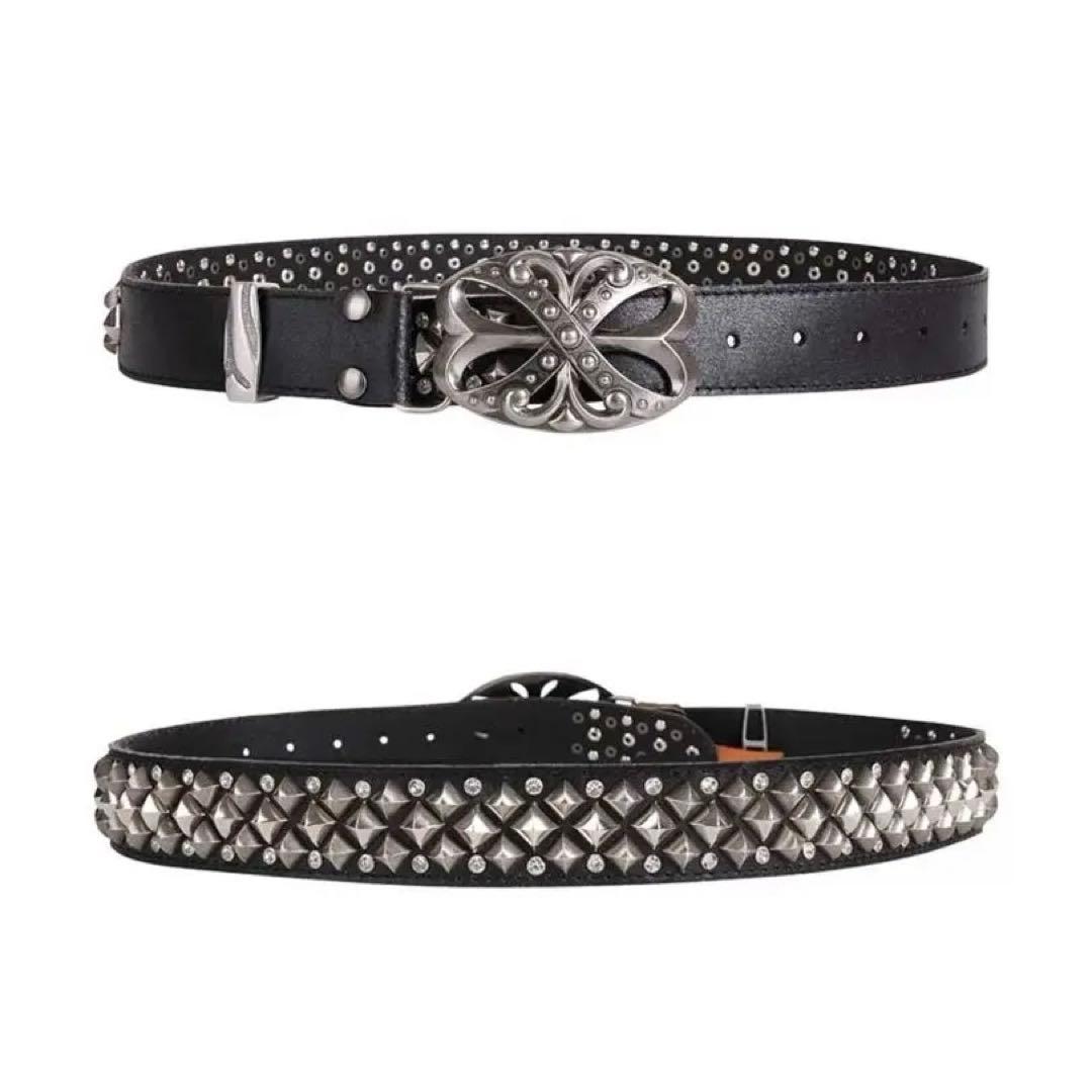 グランジ】DND4DES Studded rhinestone belt - メルカリ