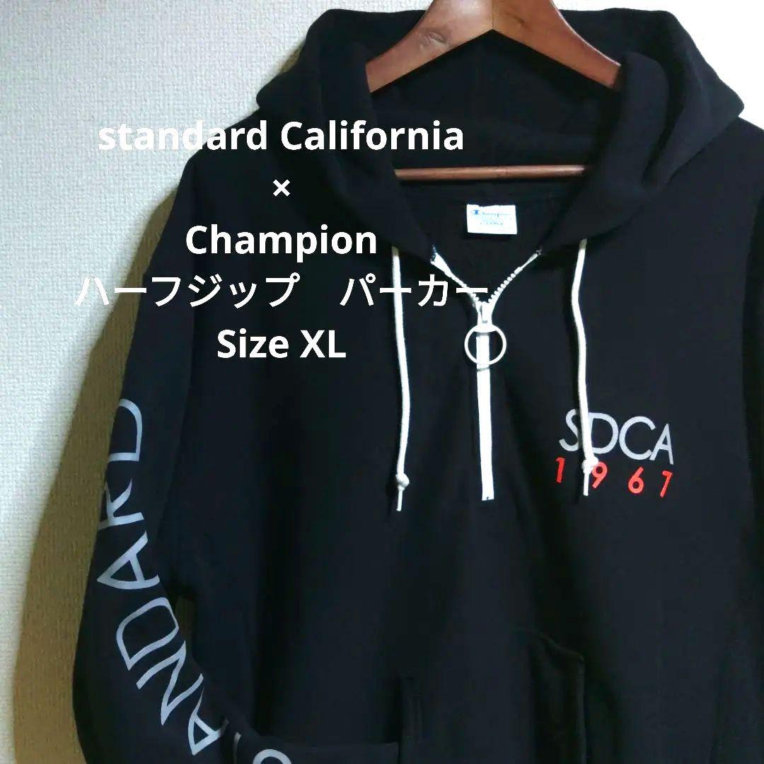 スタンダードカリフォルニア×チャンピオン リバース ハーフジップ