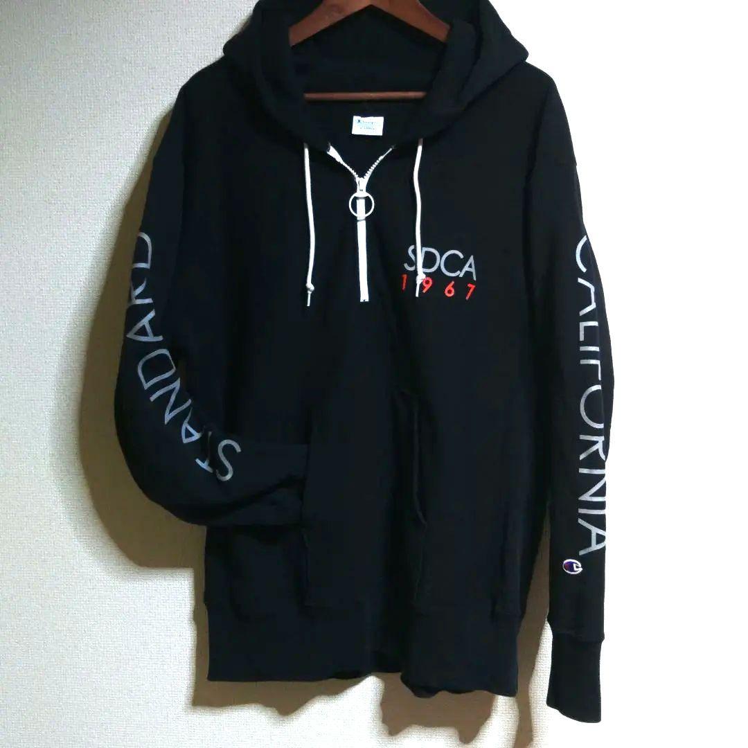 スタンダードカリフォルニア×チャンピオン リバース ハーフジップ