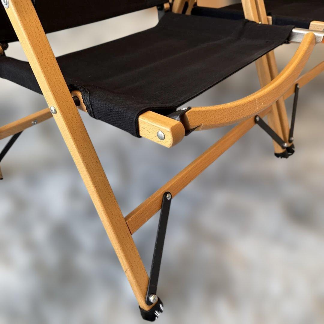 2脚セット】FIELDOOR クラシックチェア ブラック ローチェア - メルカリ