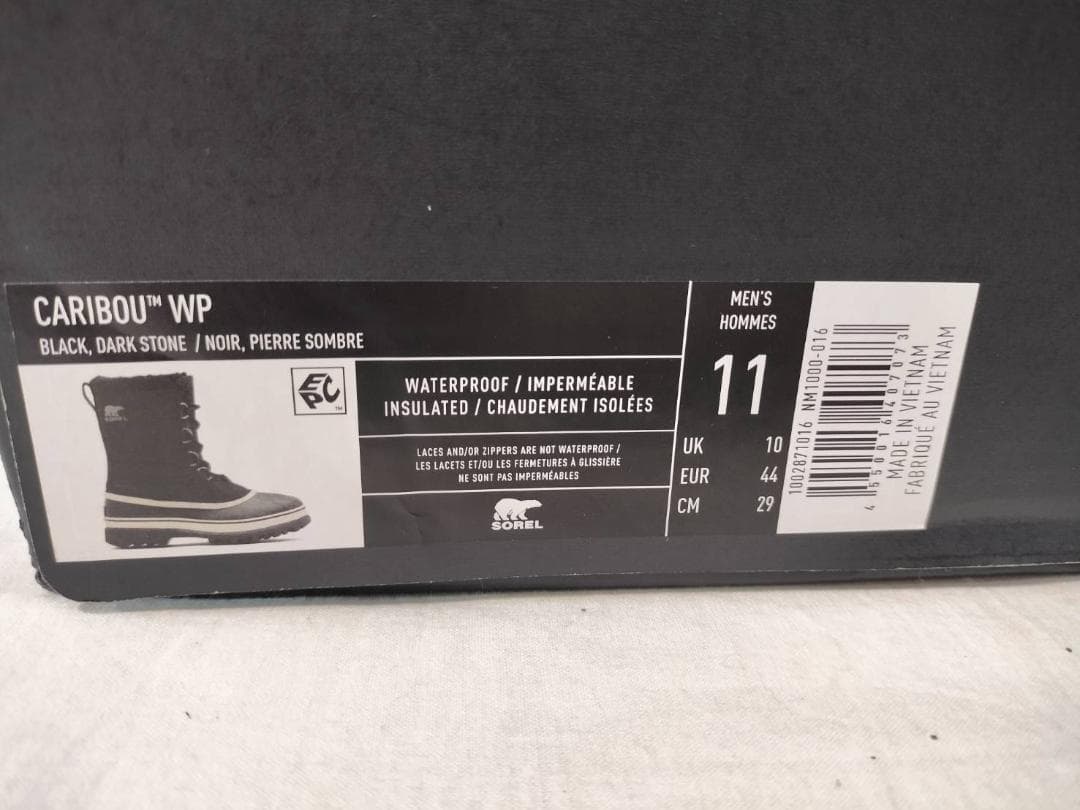 ☆新品　ソレル　SOREL CARIBOU WP スノーブーツ11　29.0cm