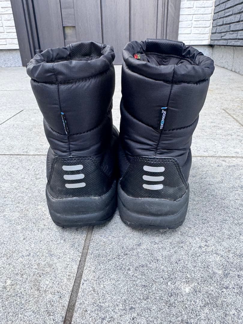 キッズ スノーブーツ 21cm ブラック THE NORTH FACE - メルカリ