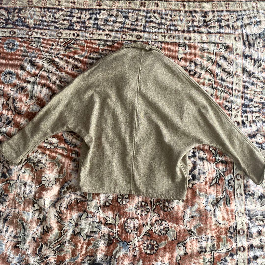 キャピタル KAPITAL ジャケット ウール混 ドルマンスリーブ 変形