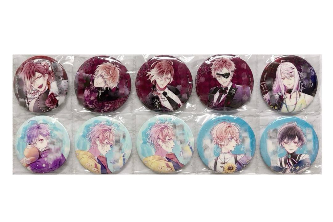 ディアラバ 受注限定 メッセージ入り缶バッジ99点/クリアカード79点