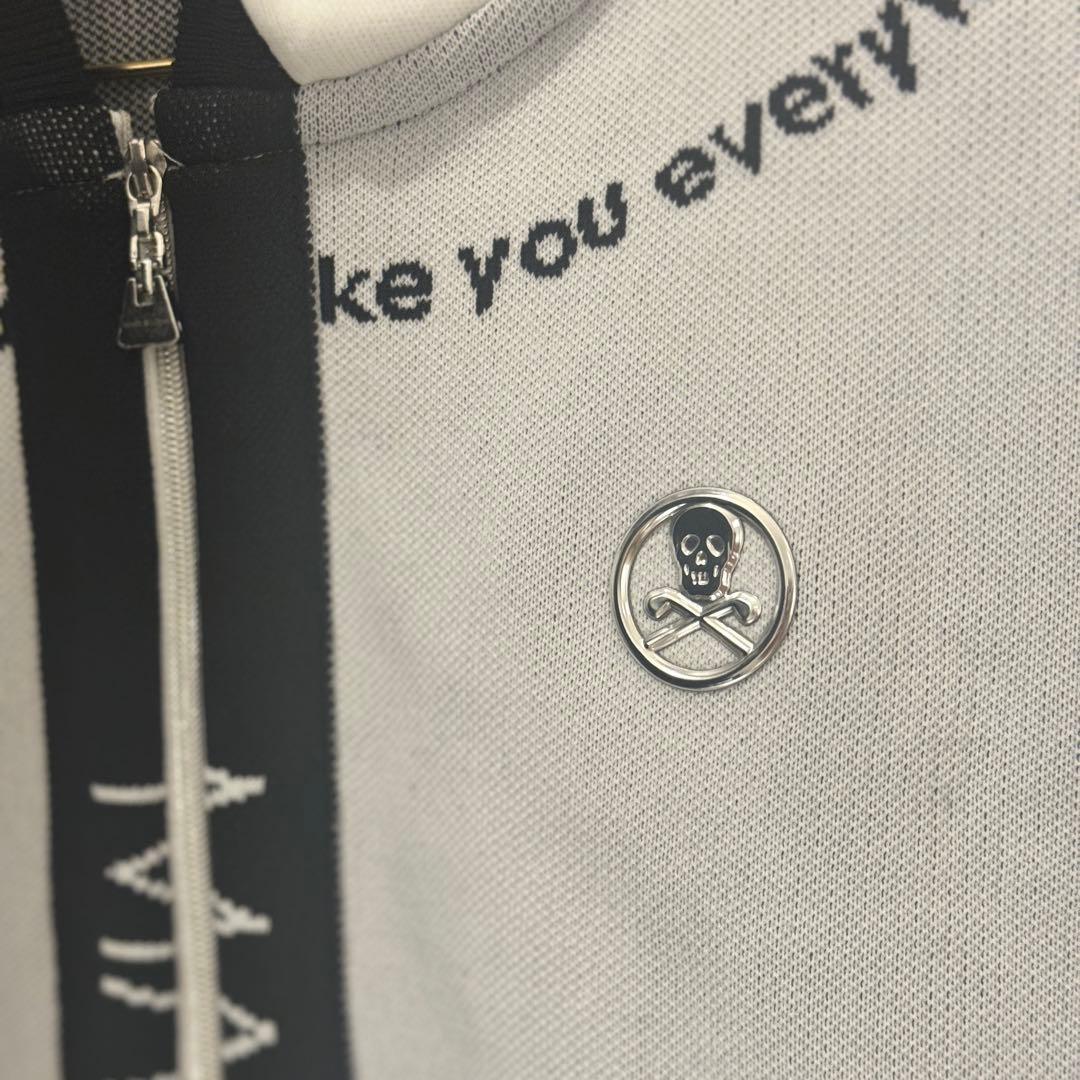 極美品】MARK&LONA フルジップ ニットパーカー 38