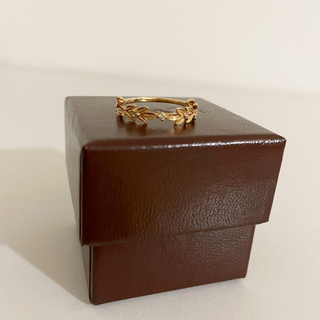 agete アガット リーフリング - メルカリ