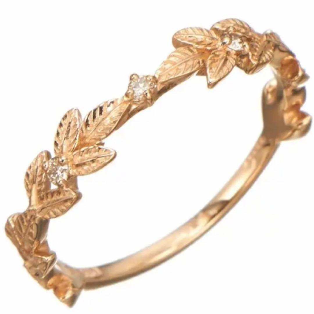 agete アガット リーフリング - メルカリ