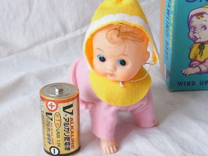 ハイハイベビー ゼンマイ 1950年代 増田屋 日本製【箱付き】昭和レトロ