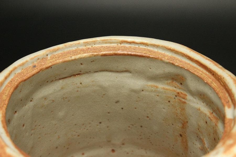 茶道具 紅志野 耳付 水指 芳作 美品(LC845) - メルカリ