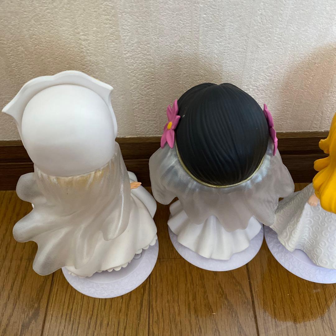 qposket プリンセス　ホワイトカラー　ディズニー　セット　ウエディング