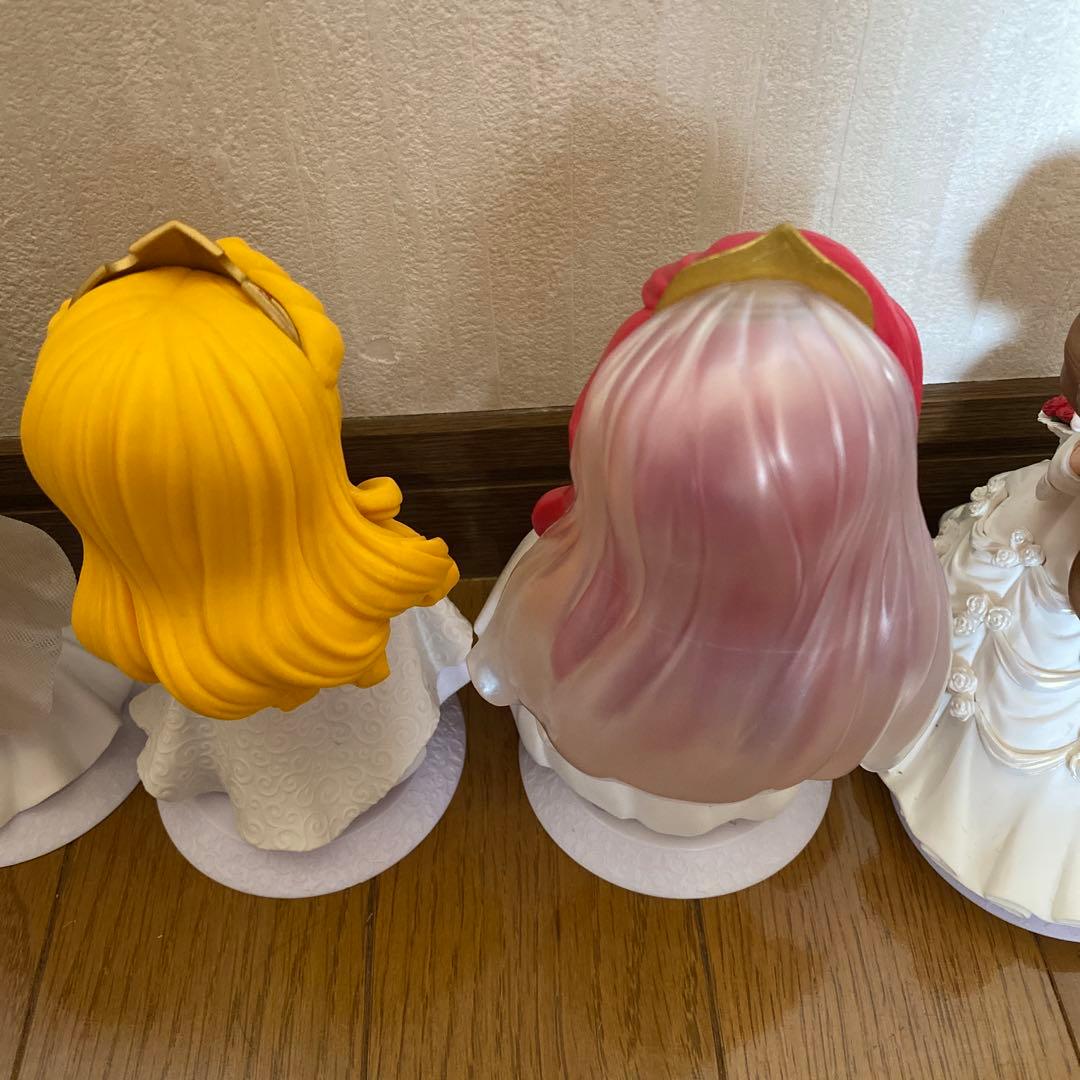 qposket プリンセス　ホワイトカラー　ディズニー　セット　ウエディング