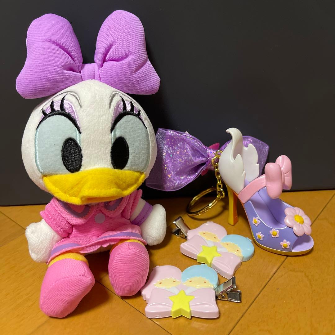 ディズニー サンリオ デイジーダッグ キキララ前髪クリップ スクバ