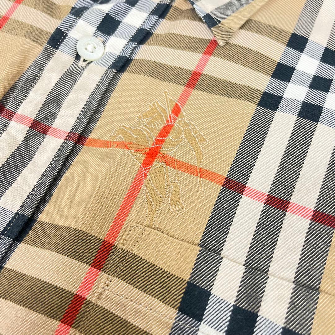 超極美品✨バーバリーズ✨ノバチェック✨シャドーホース✨ロゴ✨L