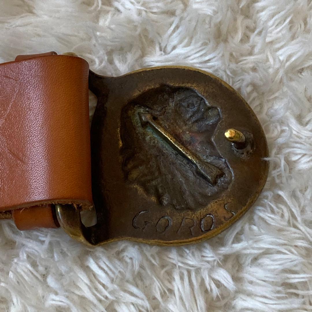 超希少】 goro's ゴローズ ベルト 真鍮 インディアン ヴィンテージ